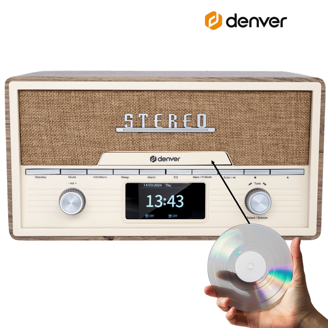Denver MDA525 DAB Radio CD Speler