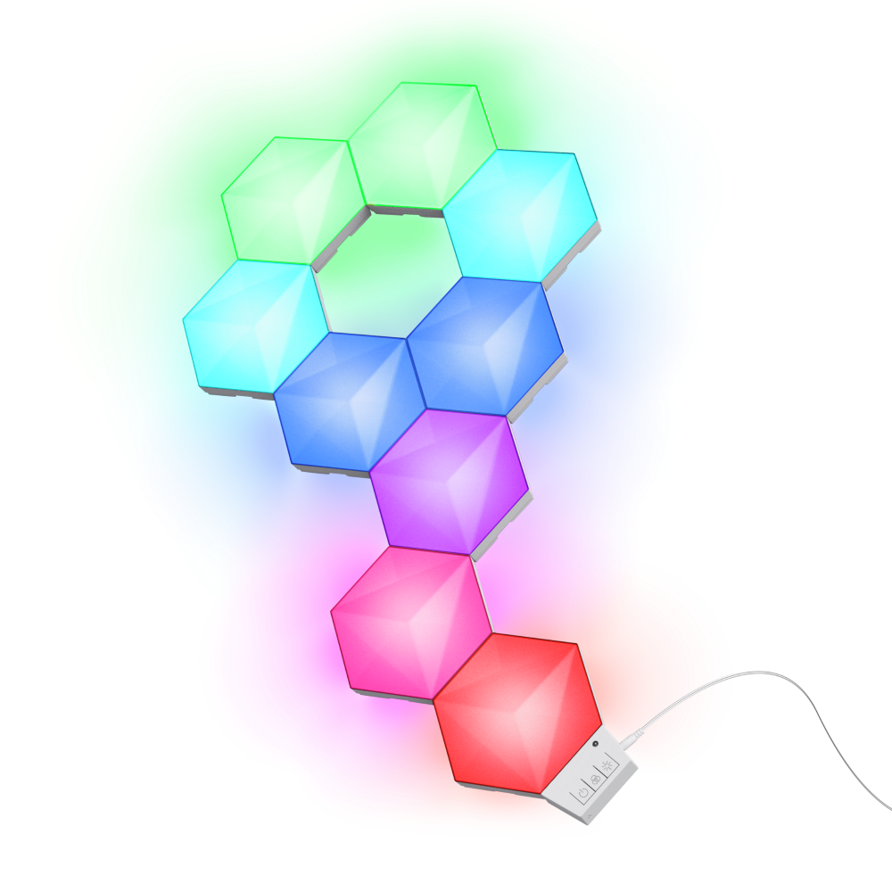Trust GXT 902 Vybz RGB Hexagon lichtpanelen
