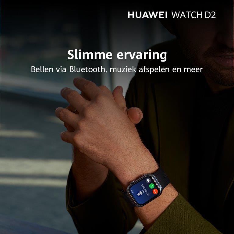2 - HUAWEI Watch D2 Zwarte Smartwatch met Bloeddrukmeter