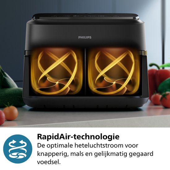 Philips 1000-serie Dual Basket Airfryer 7,1 l NA150/00