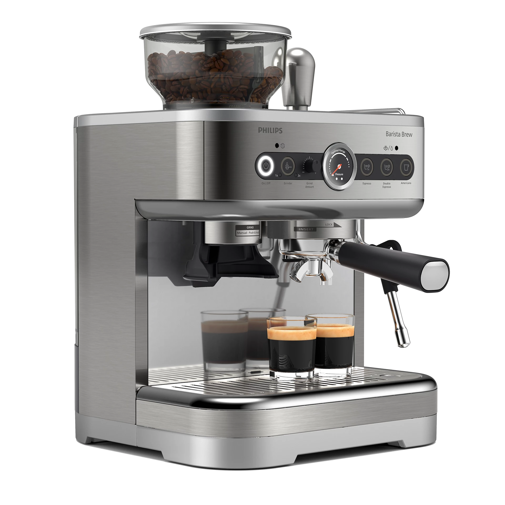 Philips Barista Brew PSA3228/01- Semiautomatisch espressoapparaat