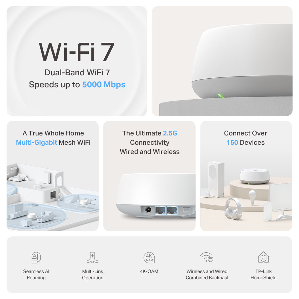 TP-Link Deco BE25 WiFi 7 mesh set