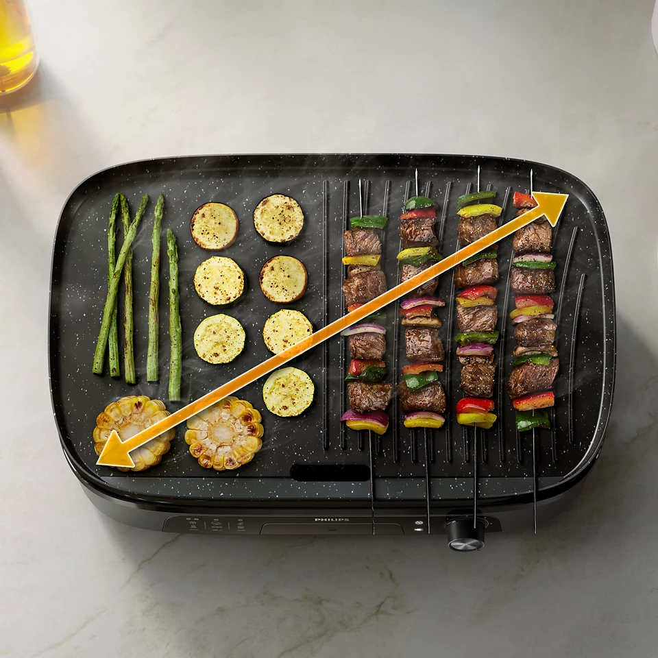 Philips Tafelgrill 3000-serie HD6210/90