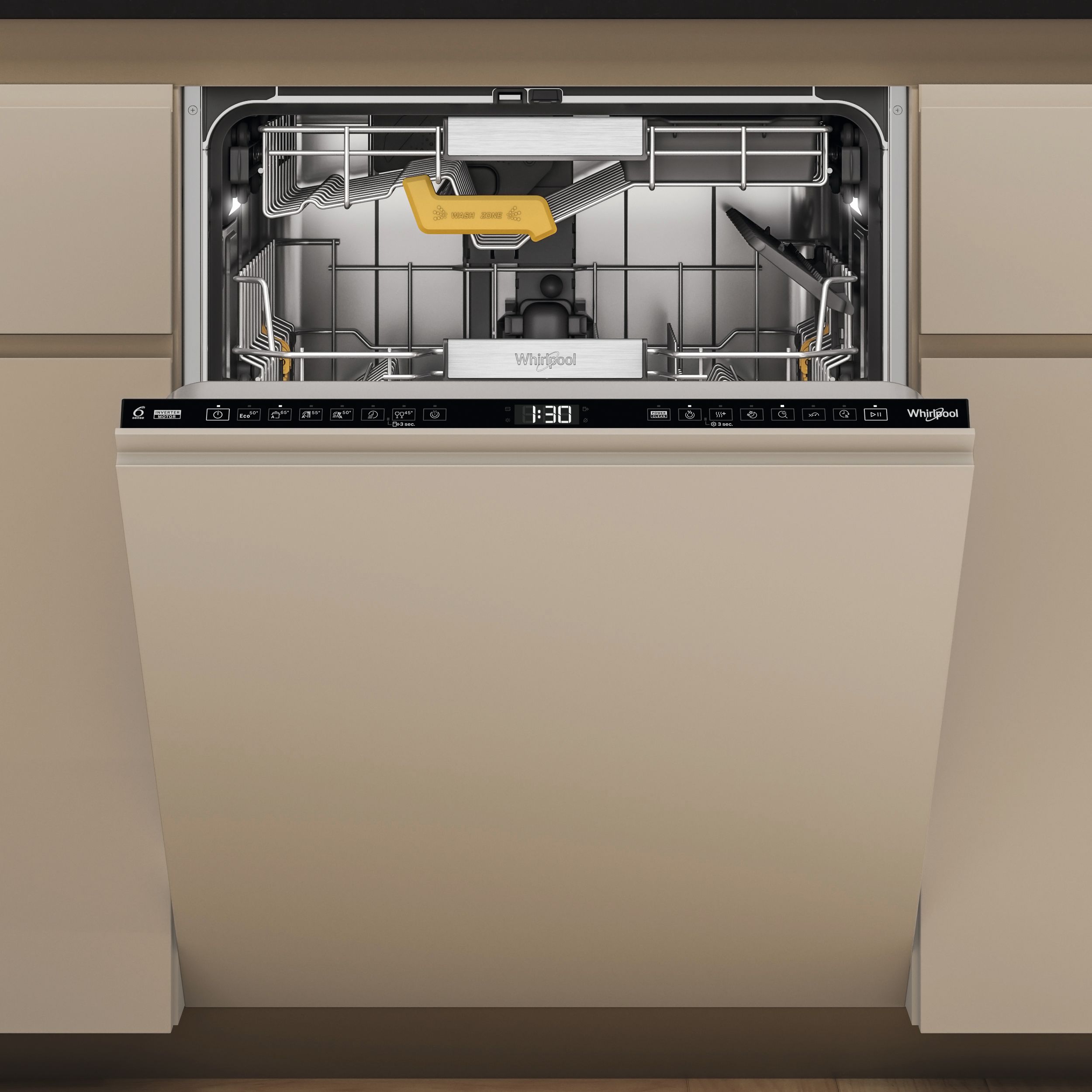 Whirlpool Inbouw Vaatwasser WH8IA115B2M3TUS0