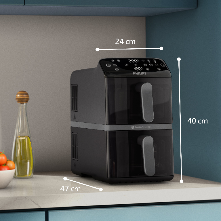 Philips Airfryer | 4000 series Dual Stacked | NA460/00
