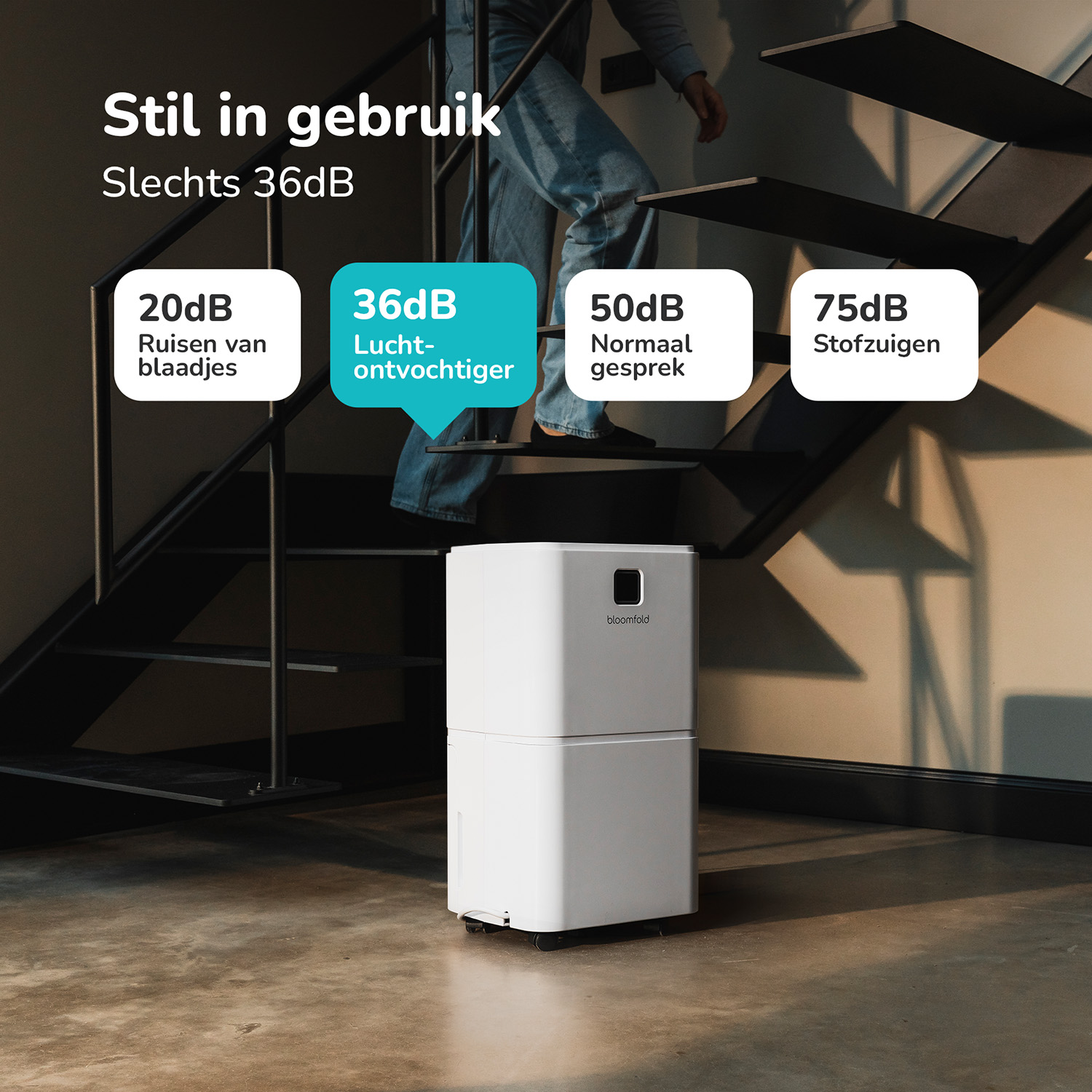Bloomfold Halo Luchtontvochtiger 12L