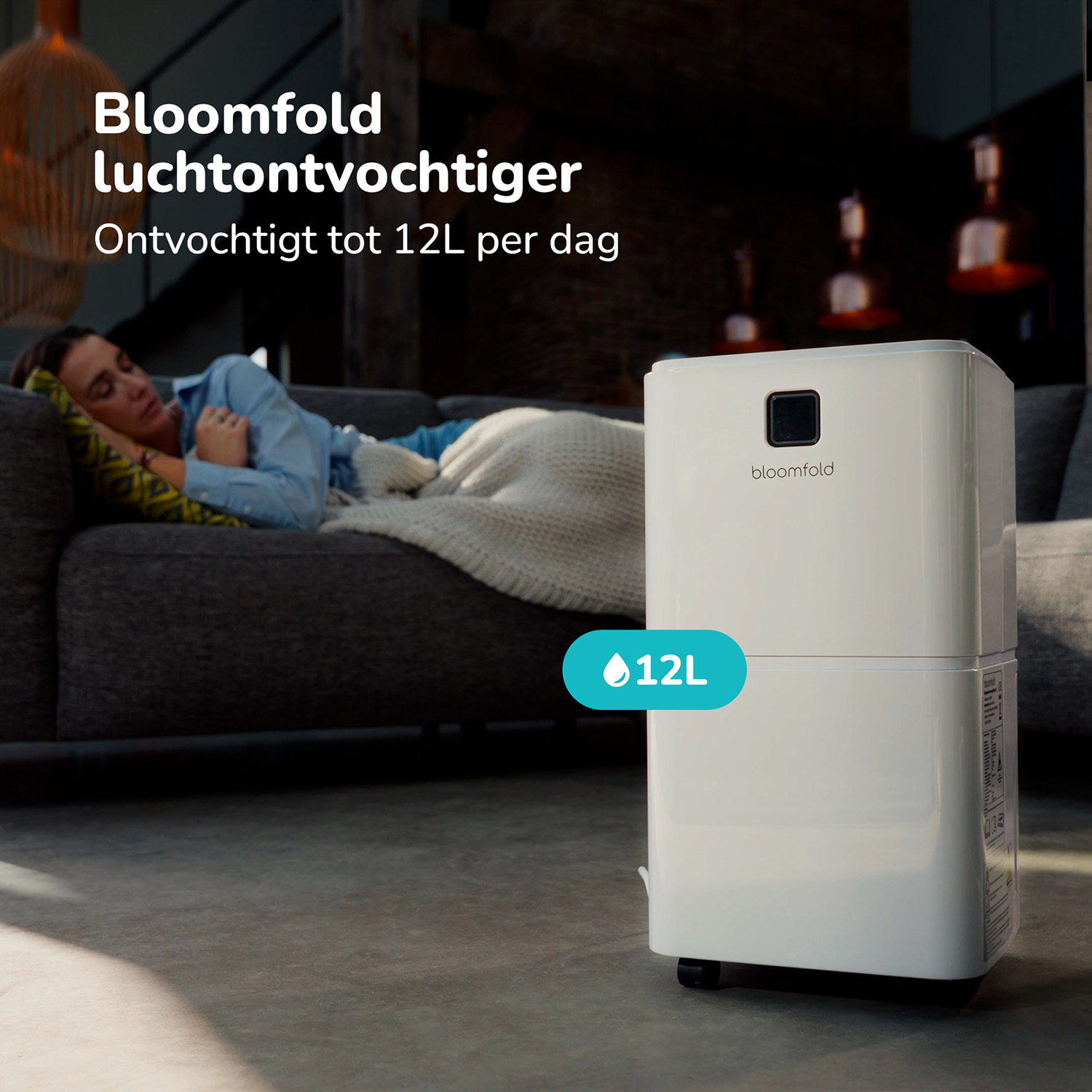 Bloomfold Halo Luchtontvochtiger 12L