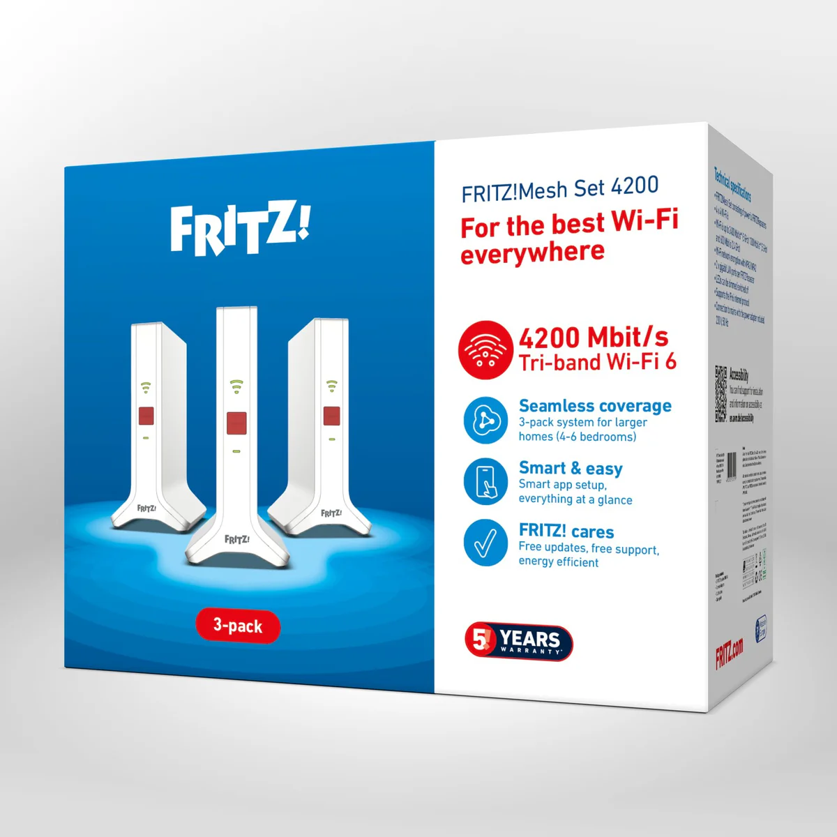 FRITZ!Mesh Set 4200 3-pack Edition International (Wi-Fi 6)