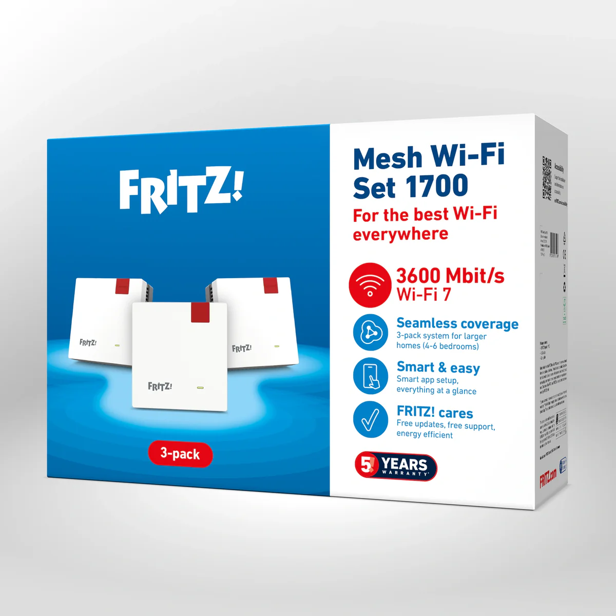 FRITZ!Mesh Set 1700 3-pack Edition International (Wi-Fi 7)
