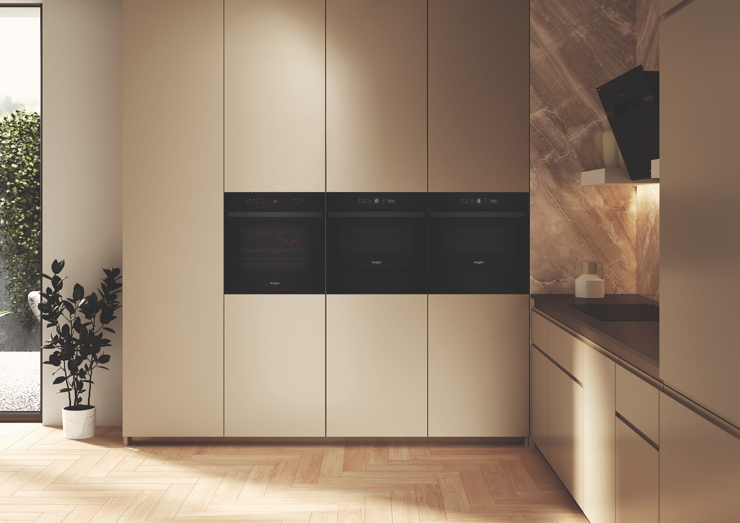 Whirlpool WCW46HMB 2-in-1 compacte oven met magnetronfunctie