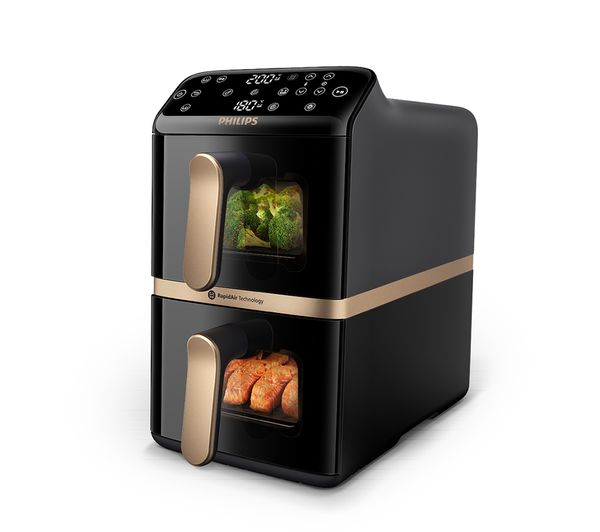 Philips Airfryer 4000 Series Stacked Dual Basket Airfryer