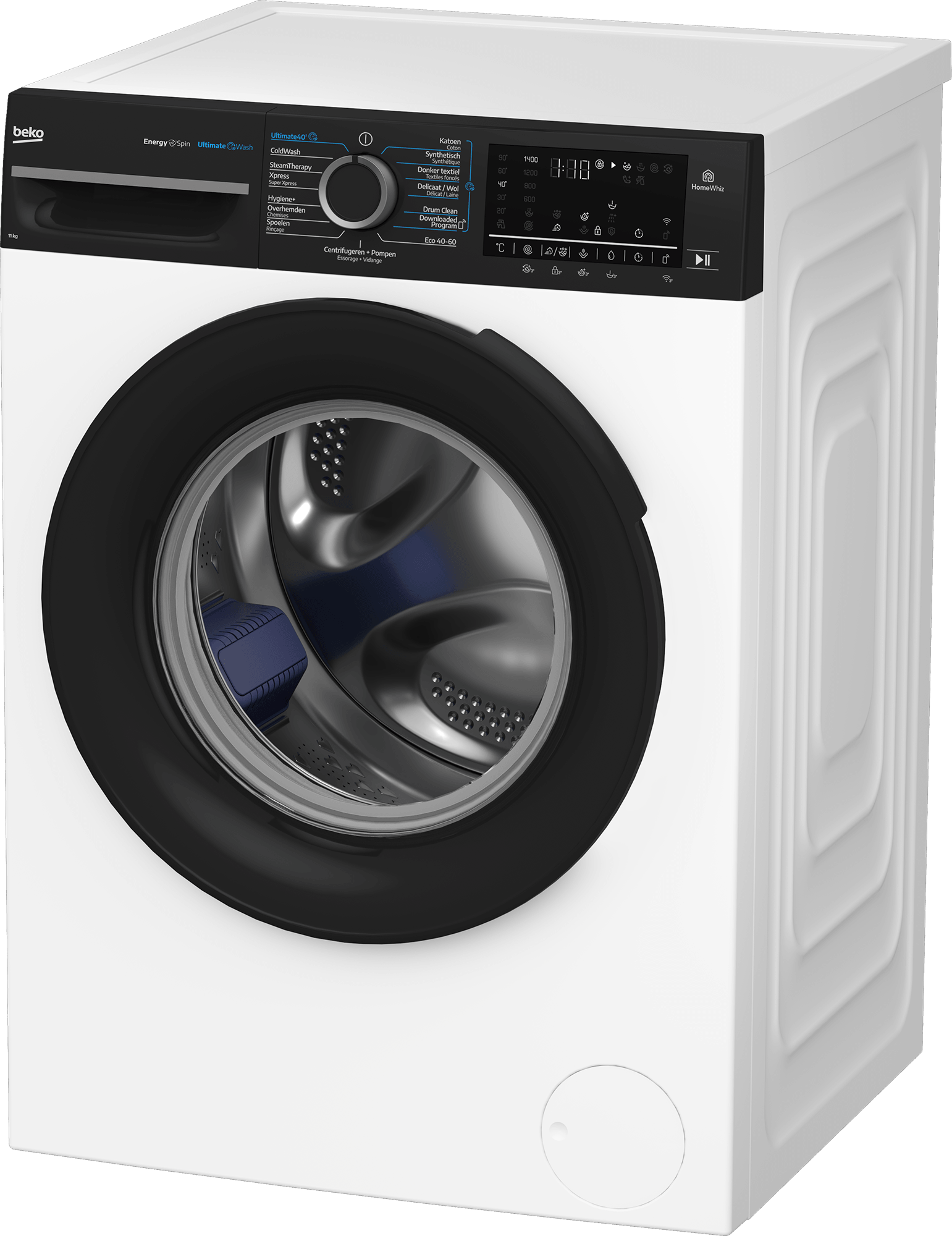 Beko BM3W0U61141TW – UltimateWash – Vrijstaande wasmachine (11 kg, 1400 rpm, energieklasse A)