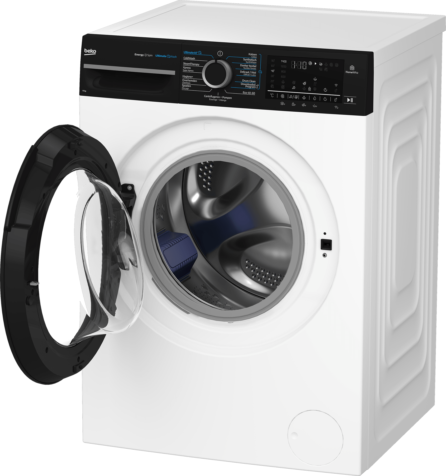 Beko BM3W0U61141TW – UltimateWash – Vrijstaande wasmachine (11 kg, 1400 rpm, energieklasse A)