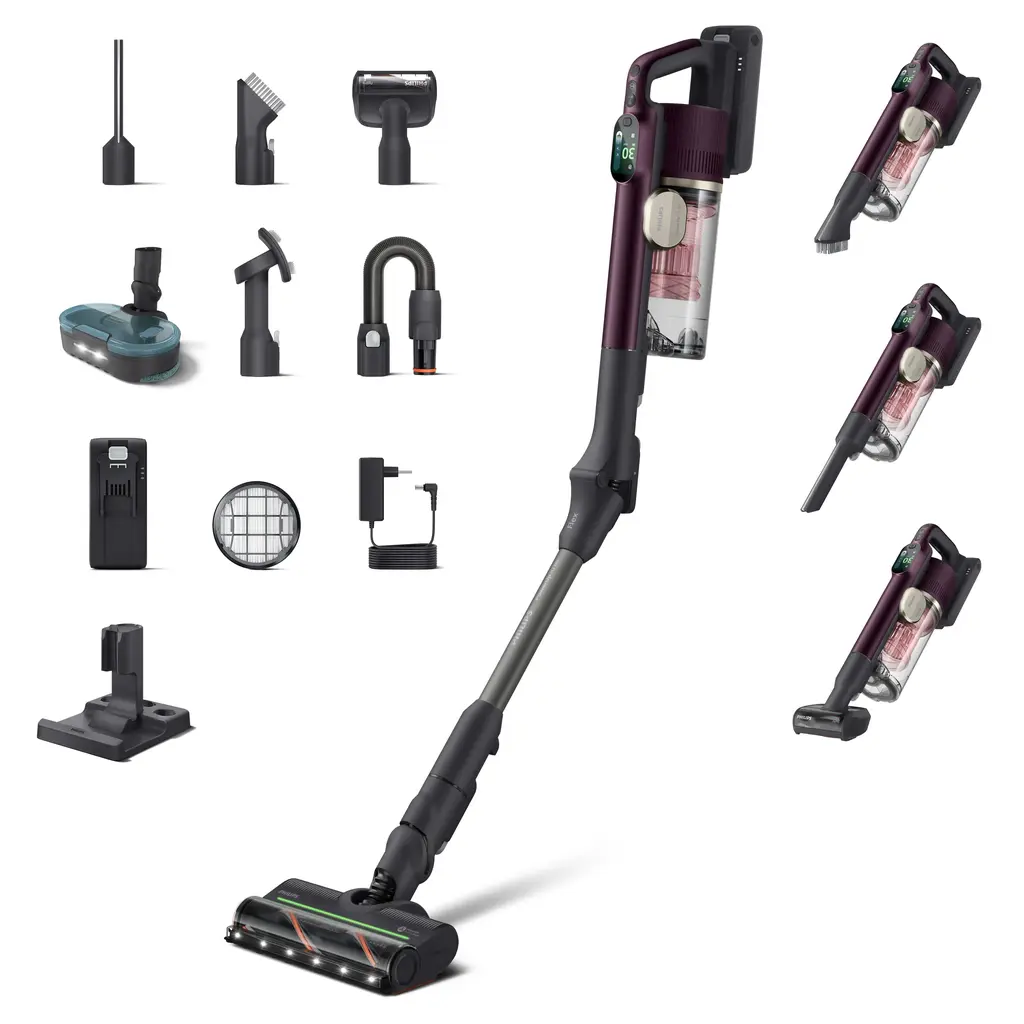 Philips Steelstofzuiger PowerUp IQ 80 ANIMAL (XC8383/10)
