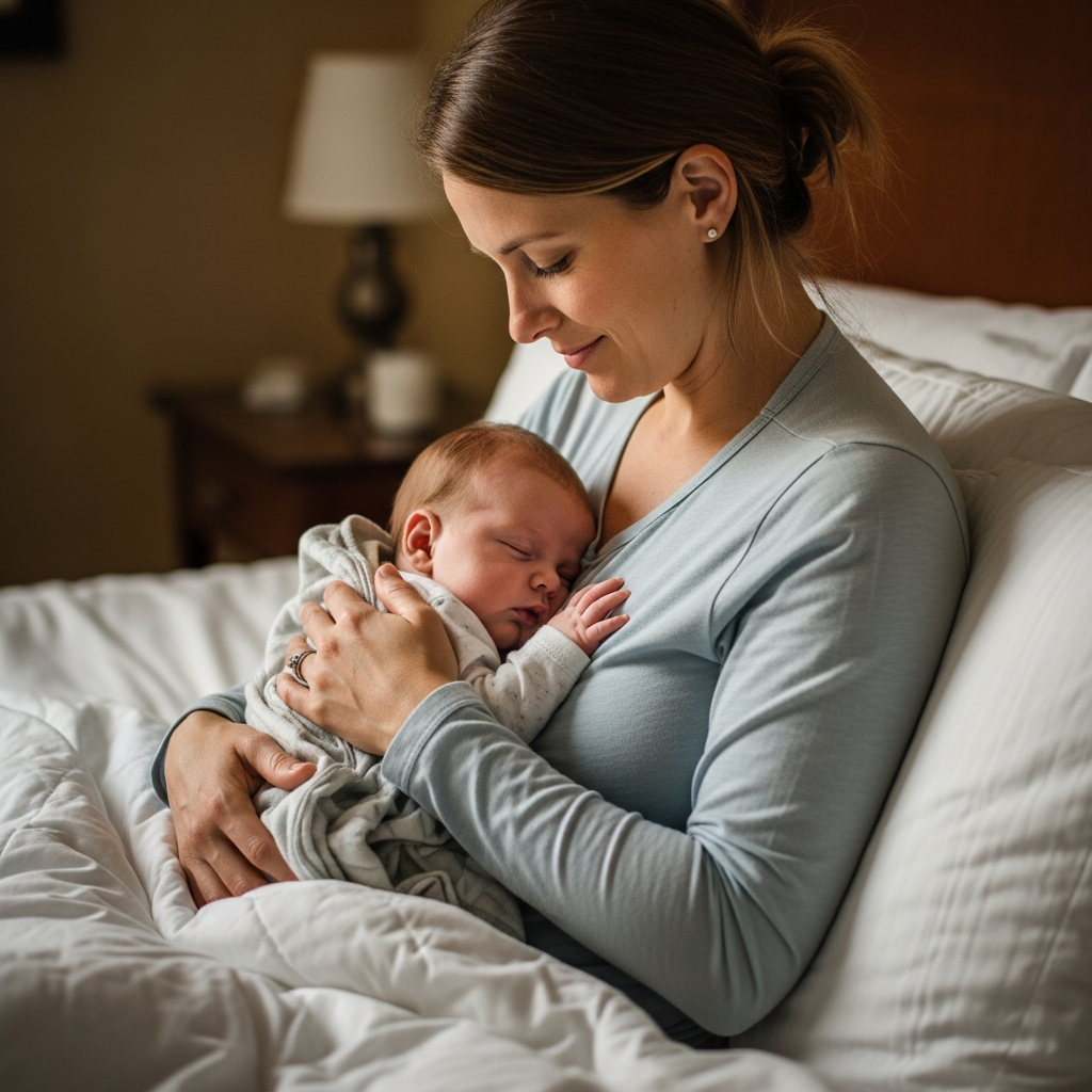 Consolando al bebé sin despertarlo Guía visual de técnicas gentiles para calmar al bebé para padres