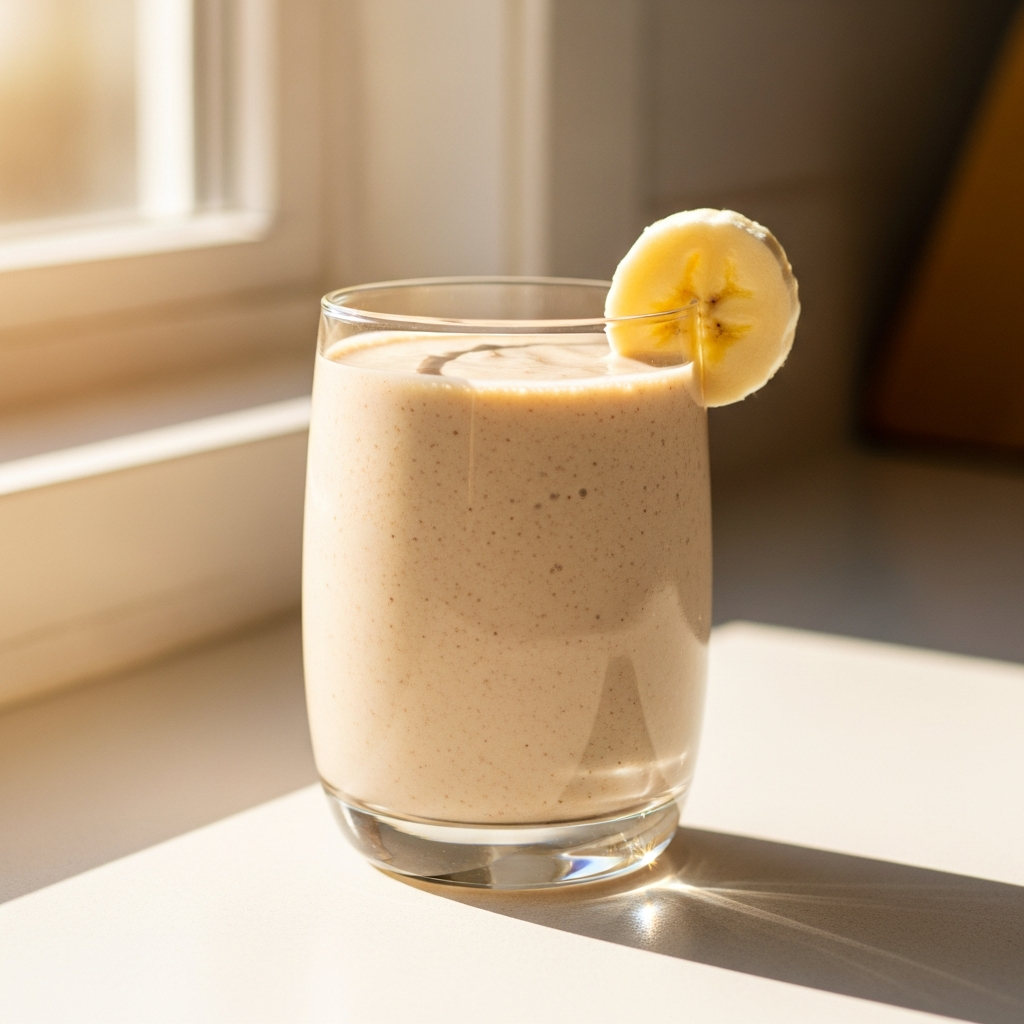 Banana almond butter bedtime smoothie banana almond butter smoothie natural pregnancy sleep aid