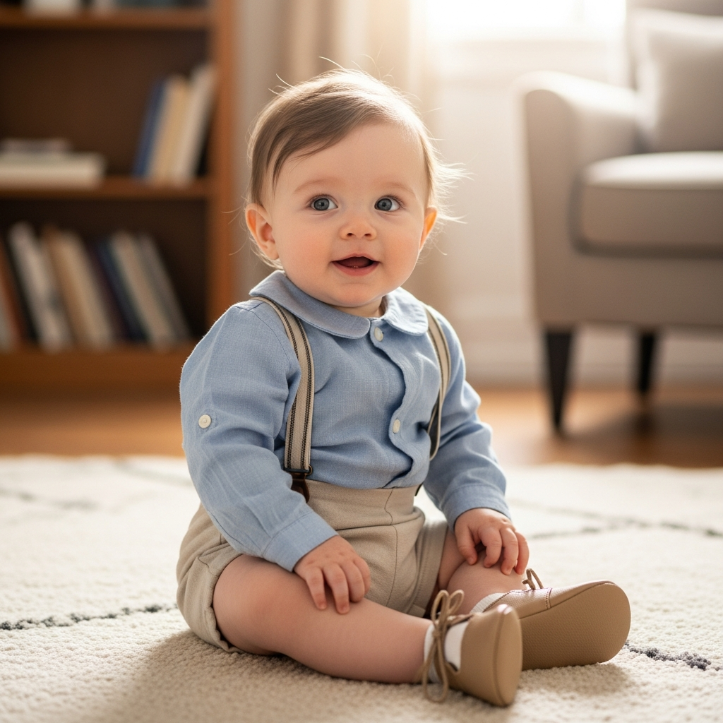 Guide visuel des prénoms de bébés garçons français mettant en vedette Gabriel et Léo
