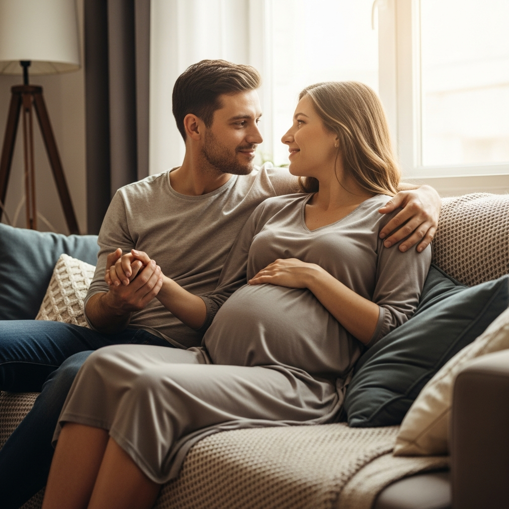 Partner support system for pregnancy mental health and emotional wellbeing