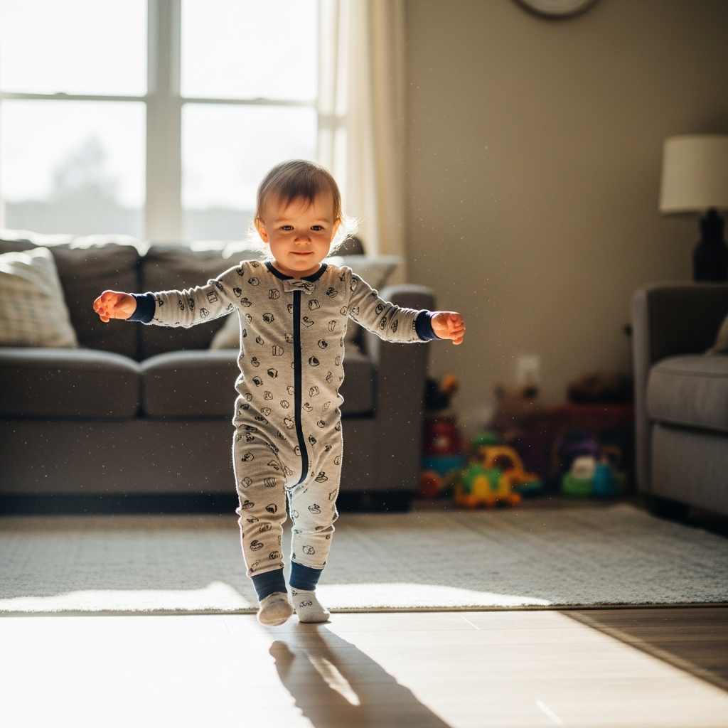 Entwicklung Entwicklungsmeilensteine für Bereitschaft zum Schlafanzug-Wechsel