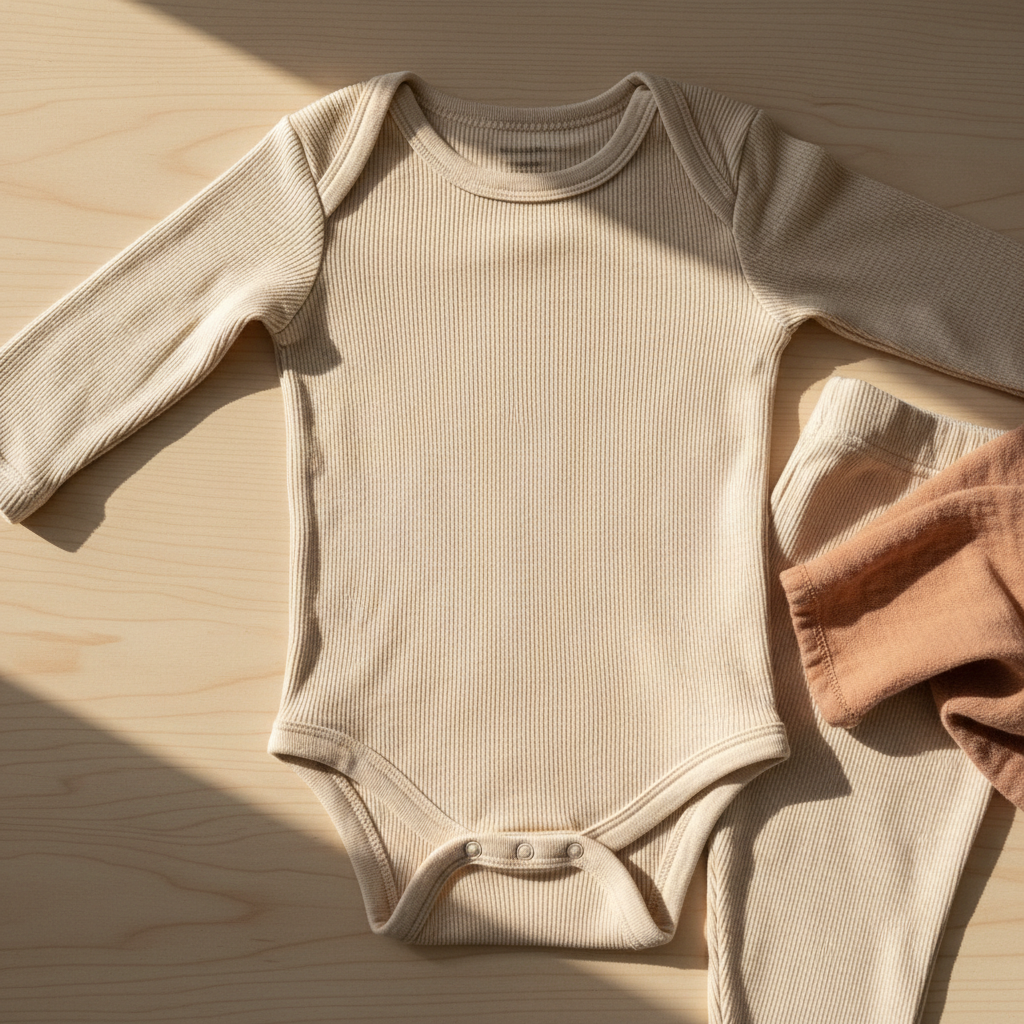 Tagless flat-seam sensory clothing for kids Sensory friendly kids clothing features showing soft tagless fabric and flat seams for sensitive children