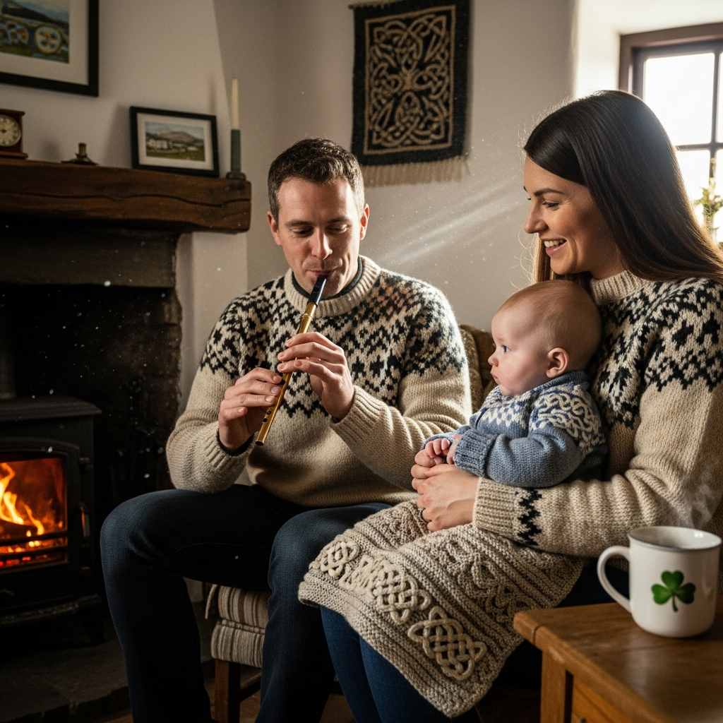 Celtic Irish family heritage honoring traditional boy names starting with M