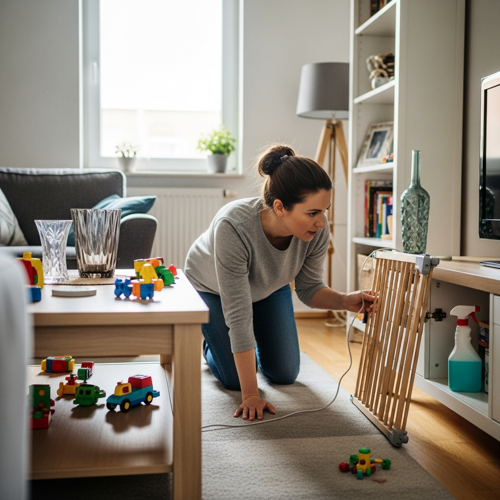 infographic of common childproofing mistakes parents should avoid in home safety