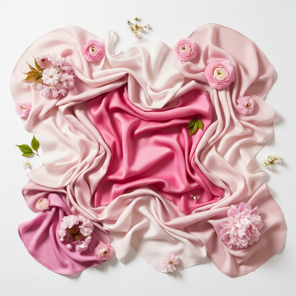 Spring 2026 pink shade palette - blush, ballet pink, hot pink, dusty rose and petal pink swatches guide