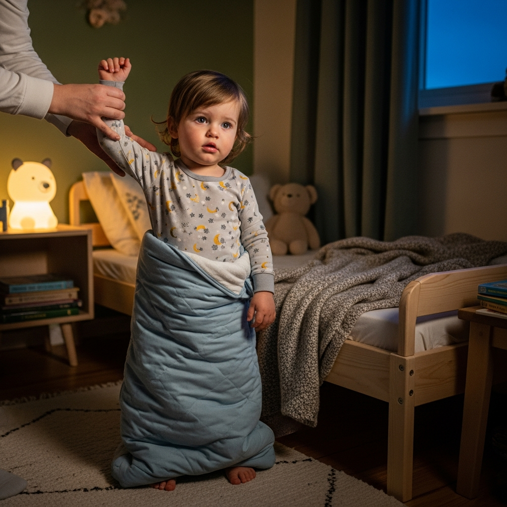 Übergang vom Schlafsack Zeitplan Übergang Schlafsack zu Schlafanzug
