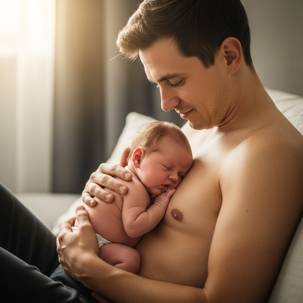 Beneficios del contacto piel con piel para el vínculo con el recién nacido