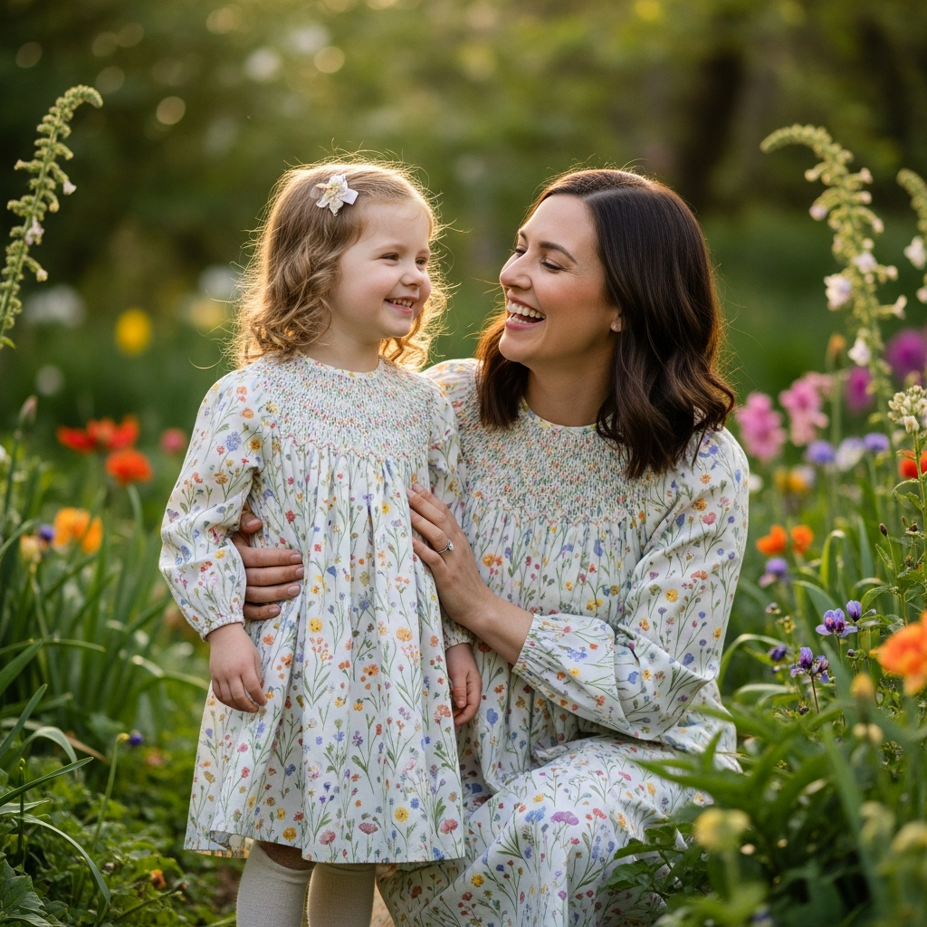 Spring floral matching dresses for mom and daughter Mommy and me floral dresses spring summer matching outfits for mothers