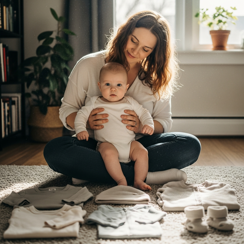 Frühlingstemperaturveränderungen, die die Wahl der Babykleidung beeinflussen