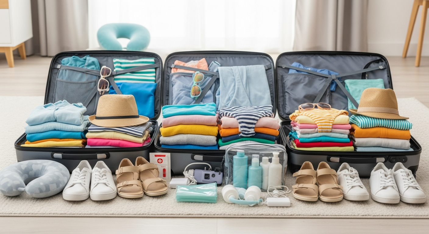 spring break packing list family 2026 vacation preparation