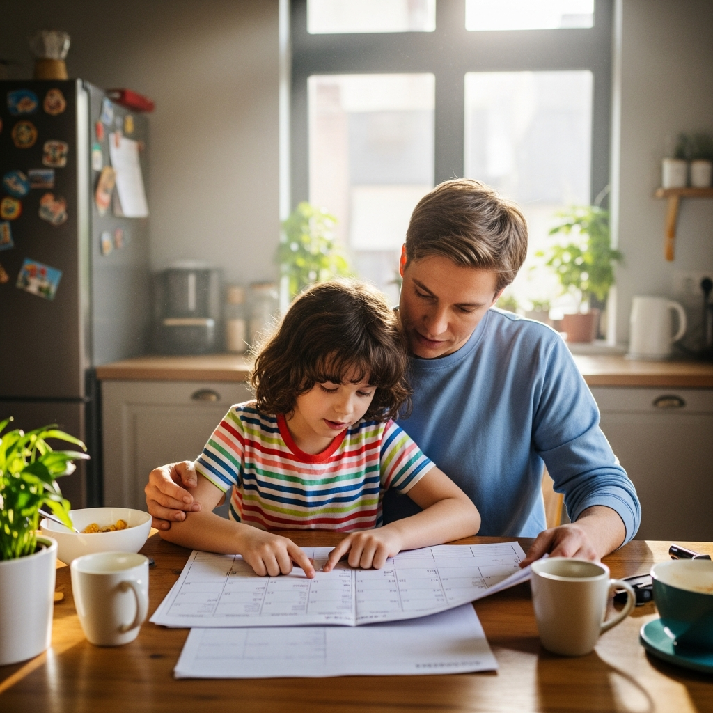 Spring break planning checklist for families at home