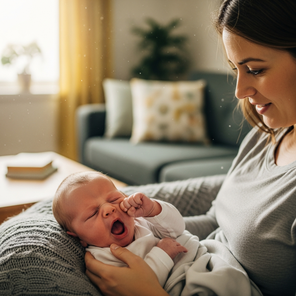 Recognizing overtired baby sleep cues visual guide for new parents
