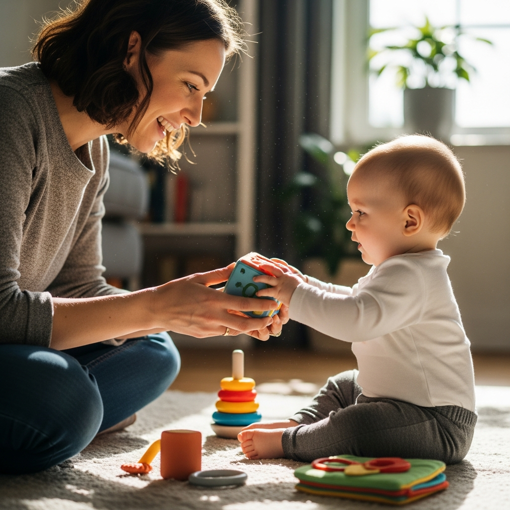 Parent baby play activities developmental games guide for infants