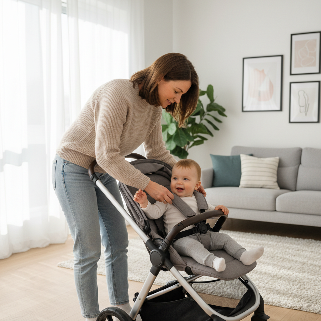Seven point stroller transition readiness checklist graphic