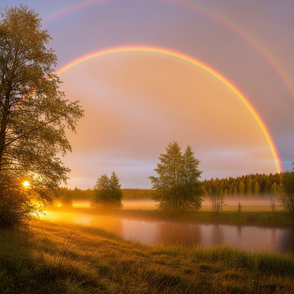 Rainbow baby hope after loss illustration Rainbow after storm symbolizing hope and new beginnings for rainbow babies