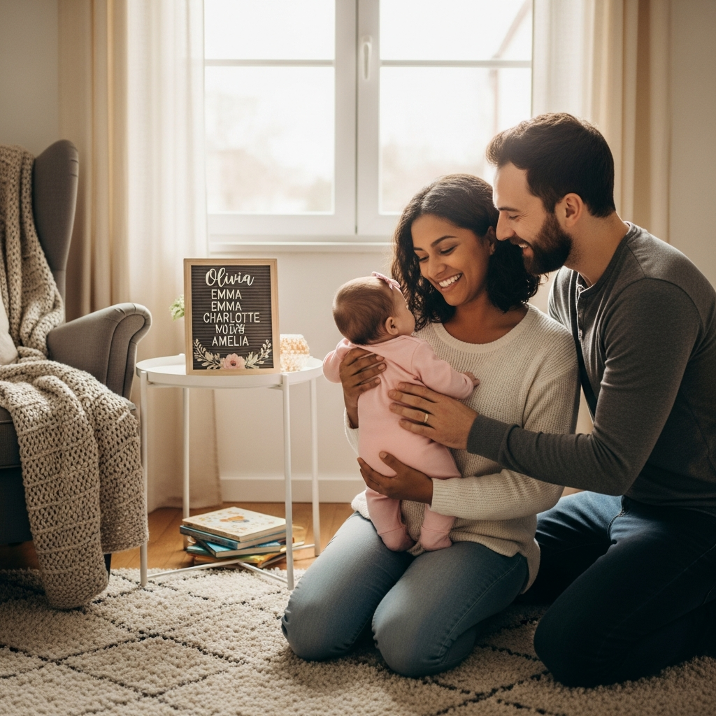 Guide visuel des prénoms populaires en D pour bébés filles pour les parents