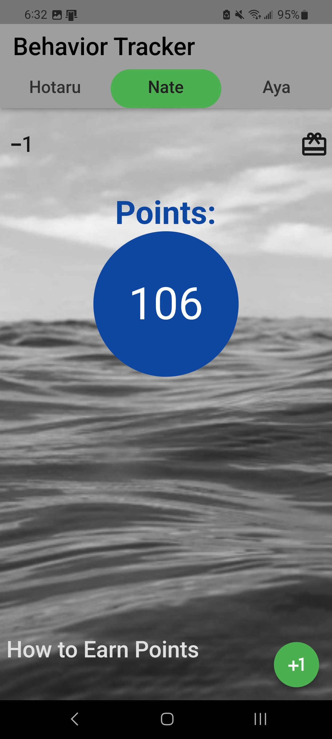A points based habit tracker with built-in rewards and gamification
