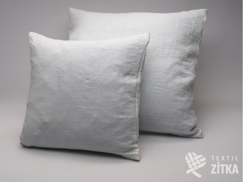 Lněný polštářek bílý