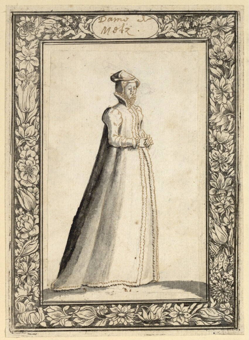 Sébastien Le Clerc (Metz 1637 - 1714 Paris) | Bürgerin aus Metz | Displayed motifs: Dress, Woman, Human face, 