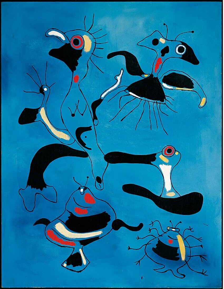 Joan Miró (Barcelona 1893 - 1983 Palma de Mallorca) | Vögel und Insekten | Displayed motifs: Duck, Bird, Animal, Coat of arms, 