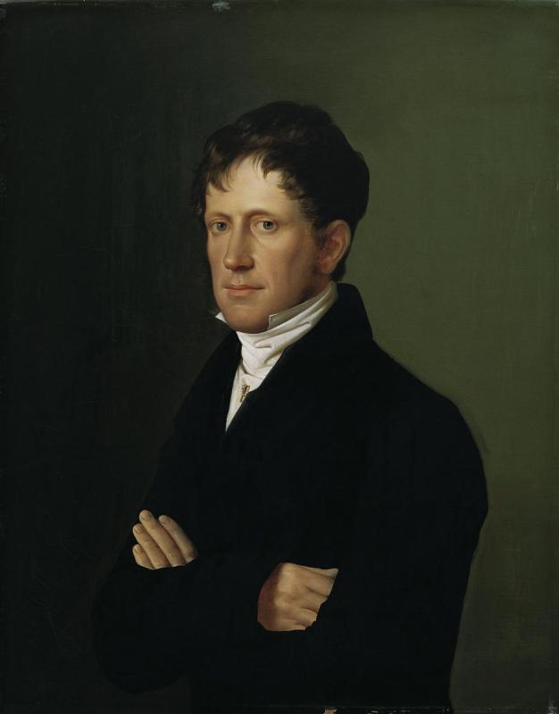 Leopold Kupelwieser | Josef Mayer Freiherr von und zu Gravenegg | Displayed motifs: Man, Human face, Suit, Clothing, 