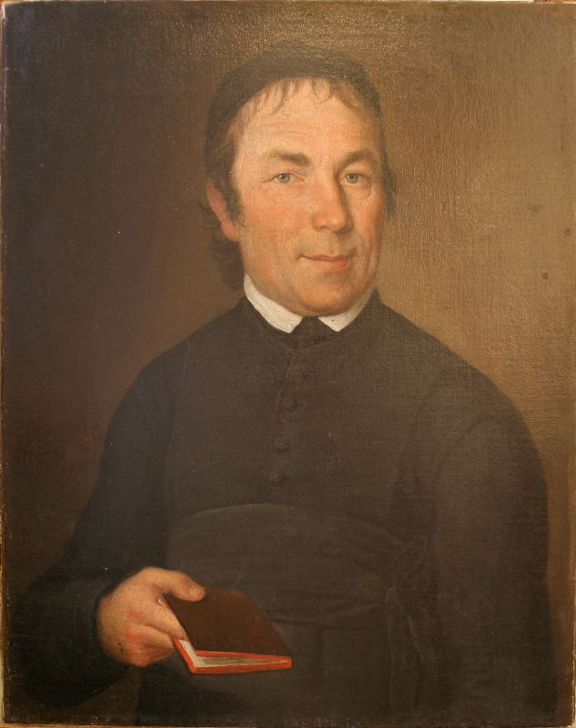 Josef Ignác Weidlich | P.Gregorius, rajhradský benediktin | Displayed motifs: Man, Human face, Clothing, Halo, 