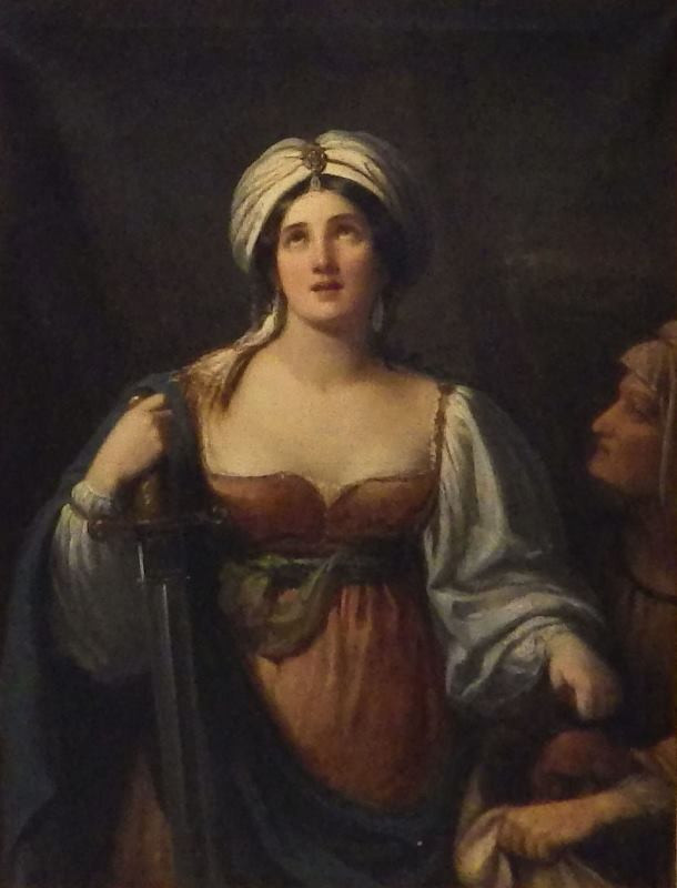 Natale Schiavoni | Judita s hlavou Holofernovou | Displayed motifs: Woman, Human face, Clothing, Madonna, 