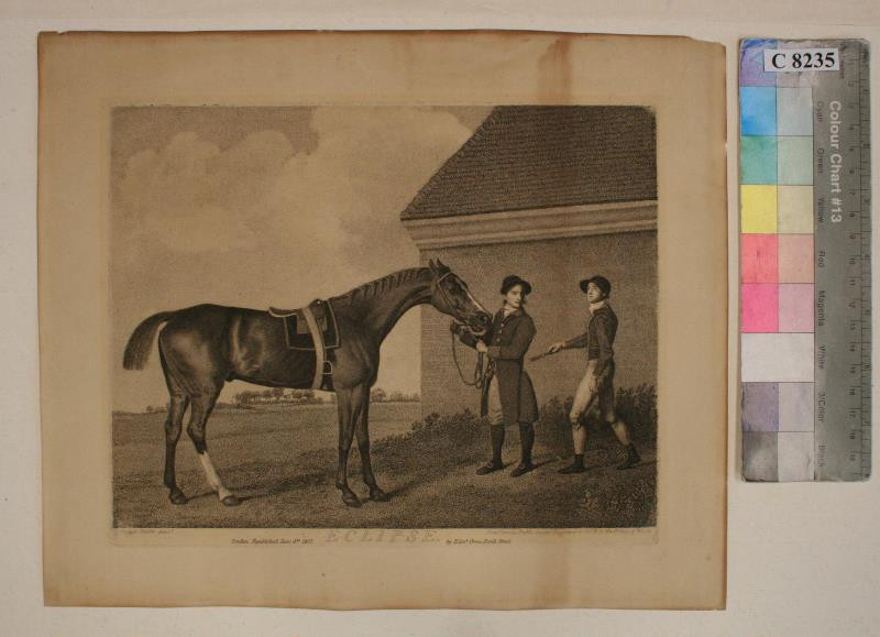 George Townly Stubbs | Eclipse | Displayed motifs: Horse, Man, Person, Clothing, Coat of arms, 