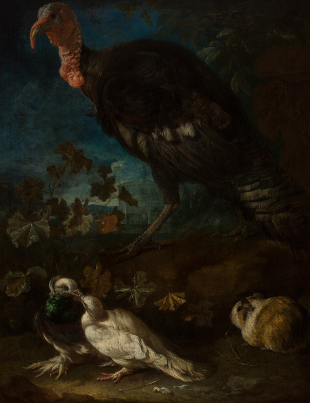 Franz Werner Tamm | Krocan | Displayed motifs: Turkey, Chicken, Bird, Animal, Angel, Mouse, White dove, 
