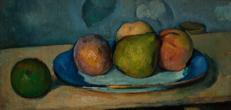 Paul Cézanne | Ovoce | Displayed motifs: Coat of arms, Fruit, Potato, Vegetable, 