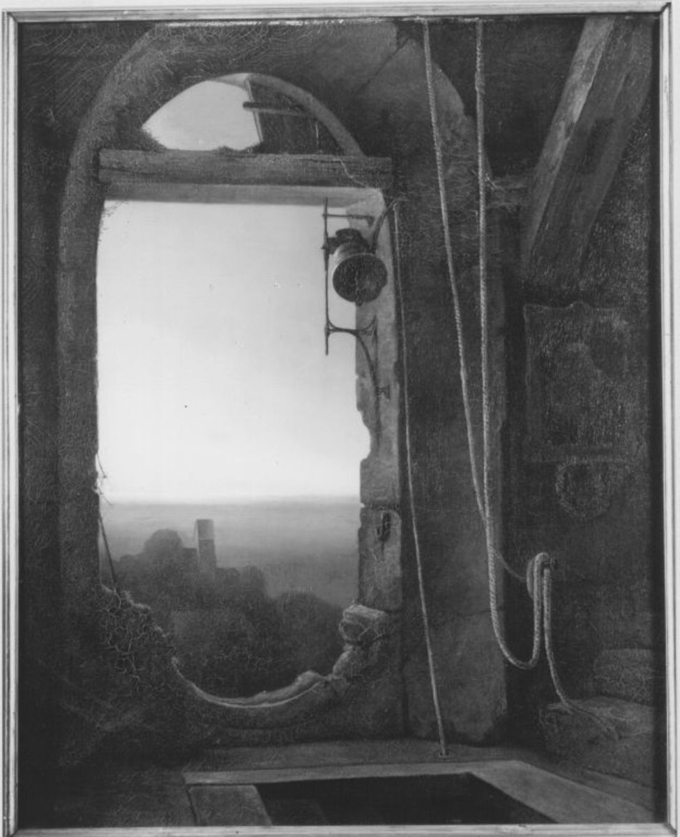 Bernhard Stange | Turmfenster | Displayed motifs: Window, Tree, 