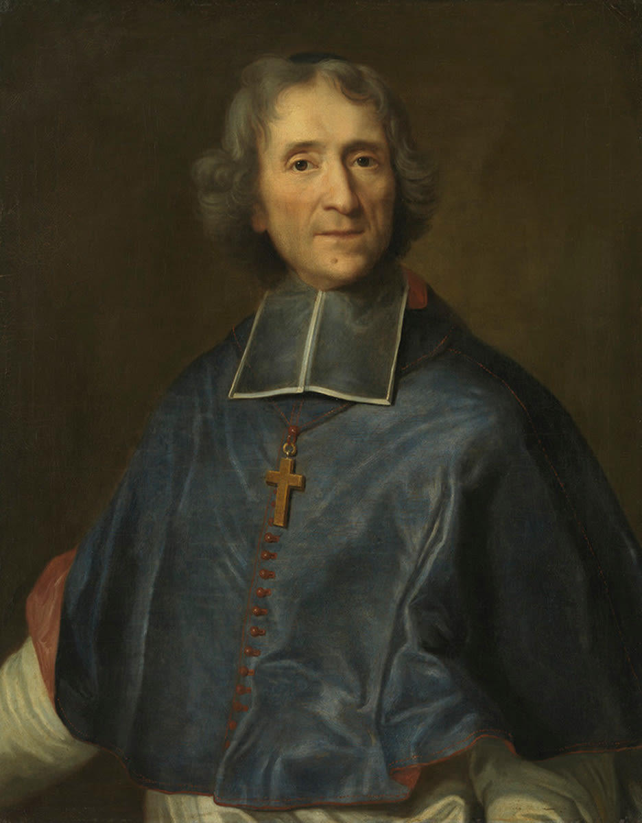Joseph Vivien | François de Salignac de la Mothe Fénelon, Erzbischof von Cambrai (1651-1715) | Displayed motifs: Latin cross, Human face, Man, Jacket, Clothing, Person, Footwear, 